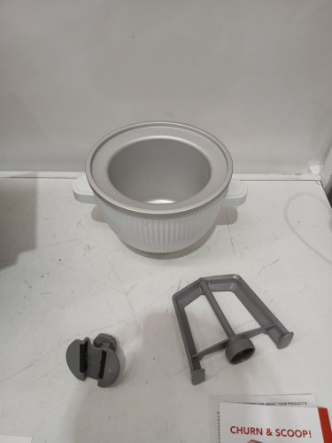 KITCHENAID ICE CREAM MAKER ATTACHMENT SET - 2QT - WHITE (MODEL: KSMICM) image 6