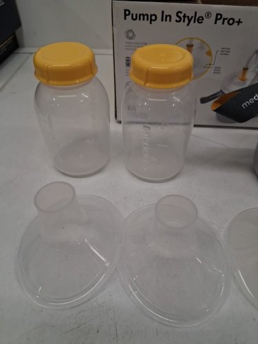 13PC MEDELA PUMP MAXFLOW IN STYLE DOUBLE ELECTRIC BREAST PUMP - 21 MM/24 MM SHIELDS - GREY image 6