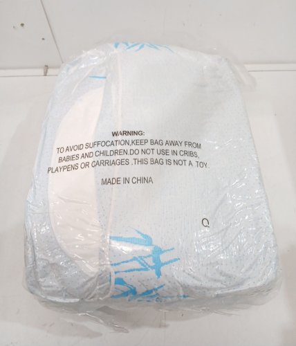 Bamboo Mattress Topper - Queen - Blue image 4