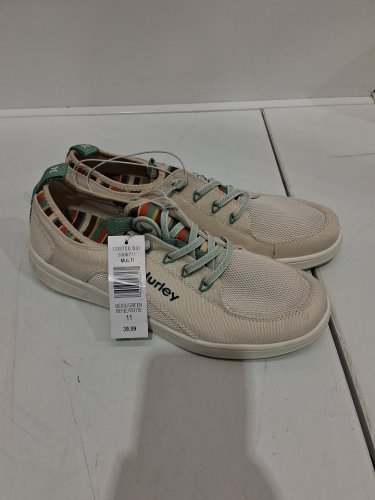 WOMEN'S Hurley Castaic Sneaker - SIZE 11 - beige/GREEN (STYLE: 5566711) image 2