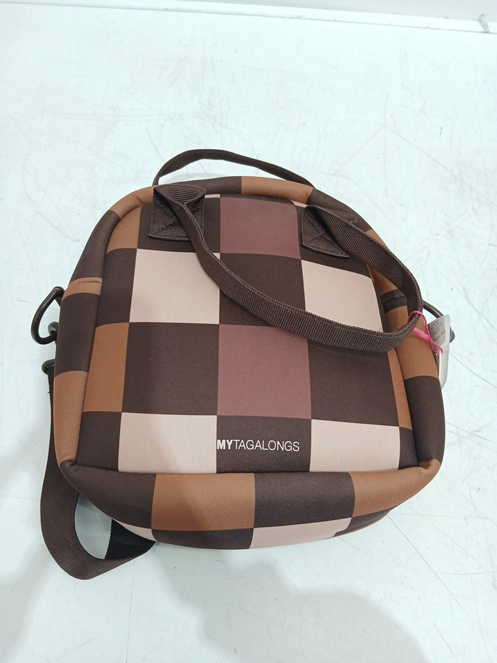 Mytagalongs large duffle bag Cloud Duffle Bag - 8.5" x 5" x 9.5" - Check Mate/brown (model: 1961299/538298-ckmt/mul) image 2