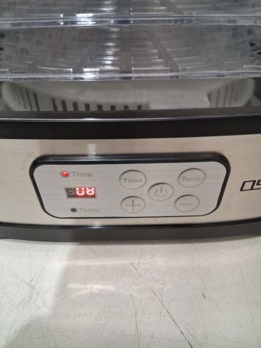 OSTBA adjustable 5-Tray Food Dehydrator Machine - 240W - SILVER (MODEL: GGJ-261B) image 5