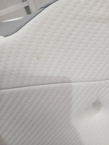 WENGTY cervical Memory Foam Pillow for Neck and Shoulder Comfort - QUEEN/ 24" x 17" x 5.8" - white/grey image 5