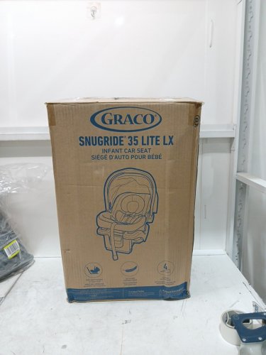 GRACO SNUGRIDE 35 LITE LX INFANT CAR SEAT - MAX WEIGHT 34LBS - BLACK/GREY (MODEL: 2119658) image 2