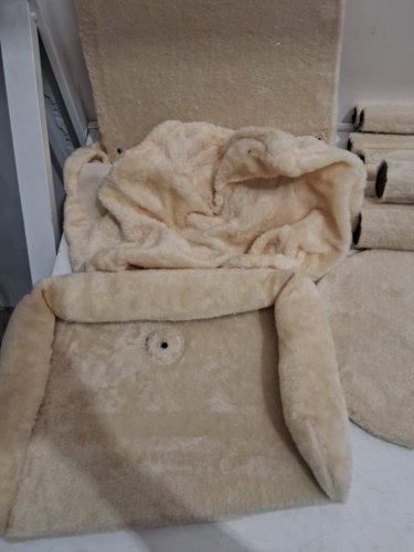 cat tree with scratching post - beige/ brown image 4