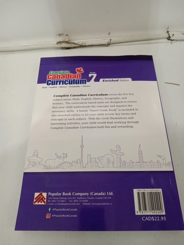 (paperback) Complete Canadian Curriculum: Grade 7 (Enriched Edition): math/english/science and social studies image 3