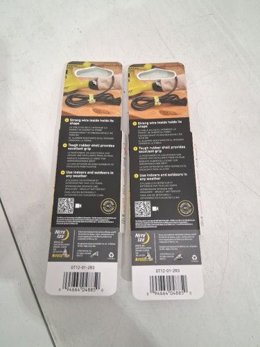 2(2PK) NITE IZE reusable rubber gear tie - 12" - black (model: GT12-01-2R3) image 3