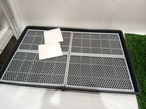 HQ4US 4LEGS Dog Grass Pee Pads for Dogs with Tray - large - 34" x 23" - black/green image 4