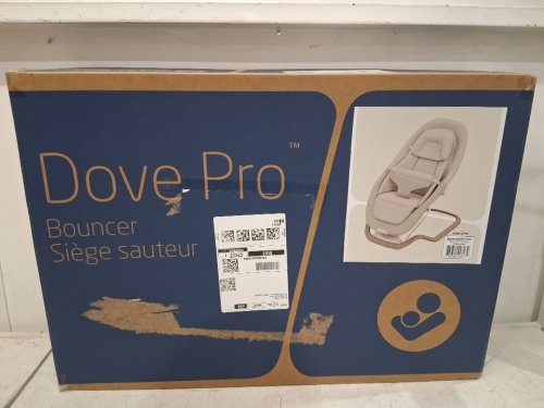 Maxi Cosi Dove Pro Bouncer - 3-ADJUSTABLE RECLINE POSITIONS - 0+MONTHS - Beige (MODEL: 25221CEBE) image 2