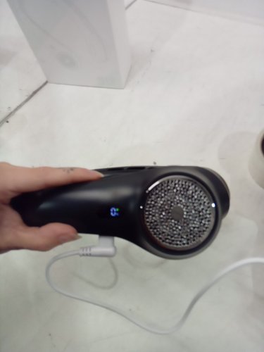 Portable Neck Fan with LED Display with 3 speeds - BLACK image 3