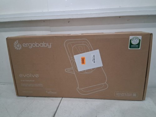 ERGOBABY EVOLVE 3-IN-1 ADJUSTABLE BOUNCER FOR NEWBORNS TO TODDLERS UP TO 20LBS - CHARCOAL GREY - (MODEL: EVLBNCCHRGRYNA) image 2