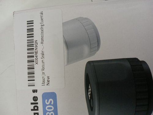 Portable Mason Jar Vacuum Sealing Machine - Fits lids 2.76" - 3.39" - Black (Model: KZ-80S) image 4