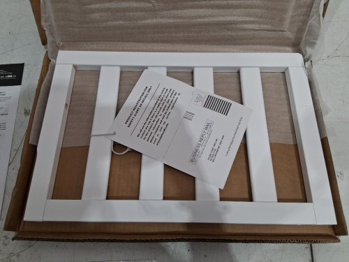 Storkcraft Universal Toddler Slat Safety Rail For Turning Select Storkcraft/Graco Cribs - 18.5" x 12.28" - White (Model: 01350-301-TS) image 4