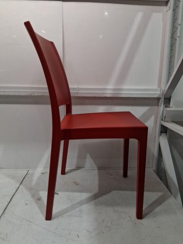 ARETA plastic stacking dining chair - 35" x 17" - red - (model:1011751) image 6