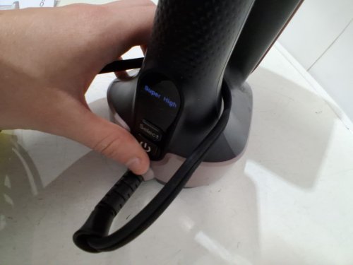 Rowenta pure force 3-in-1 steamer and iron 1875w- 7oz - black/pink (model: 1764119) image 6