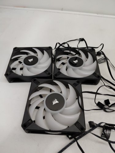 3PK Corsair iCUE AF120 RGB Elite 120mm PWM Fan - BLACK image 2