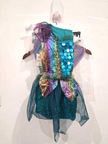 4PC GIRLS PALAMON TWILIGHT DRAGONFLY COSTUME - MEDIUM (8-10) - BLUE/PURPLE image 2