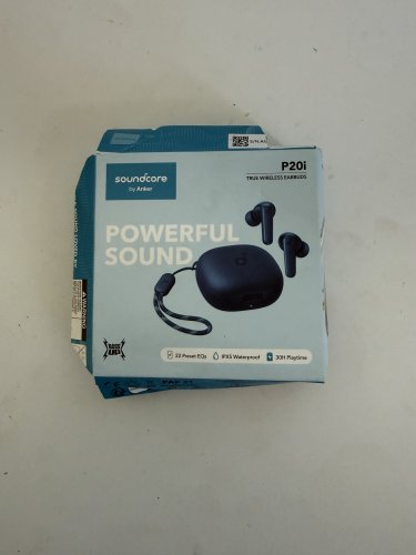 SOUNDCORE BY ANKER TRUE WIRELESS EARBUDS, 10MM DRIVERS WITH BIG BASS, BLUETOOTH 5.3, 30H LONG PLAYTIME, IPX5 WATER-RESISTANT, 2 MICS FOR AI CLEAR CALLS - NAVY (MODEL: P20I) image 2