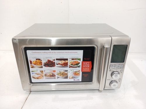 BREVILLE THE COMBI WAVE 3-IN-1 DIGITAL MICROWAVE AIR FRYER OVEN WITH SOFT-CLOSE DOOR & ELEMENT IQ - BRUSHED STAINLESS STEEL (MODEL: bm0870 bss) image 6