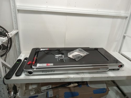 costway 2-in-1 Folding Treadmill Under Desk Electric Running Machine w/ Remote Control - 2.25HP - silver (MODEL: SP37913US-sl) image 3