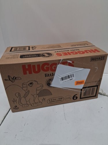 108pk huggies little movers outstanding active fit disposable baby diapers - size 6 (35lb+) - disney baby lion king (style: 56319) image 2