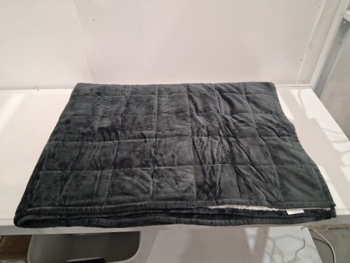 Alomidds Weighted Blanket with Soft Plush Fleece - 15LBS Queen (60" X 80") - FOREST GREEN (MODEL: Wblanketc043) image 3