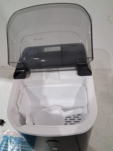Euhomy Countertop Nugget Ice Maker - Makes 26lbs in a day - black (Model: IM002-NBL-CAEH) image 4