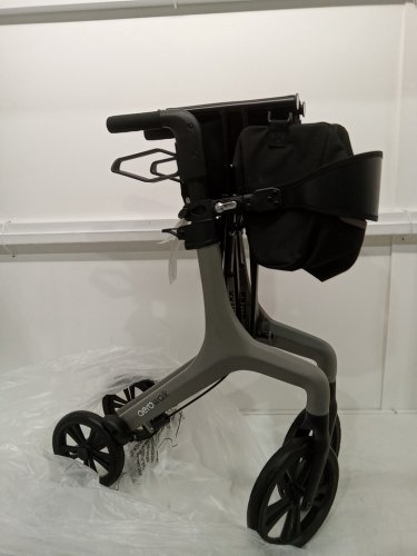 Drive Medical AeroWalk Ultra-Lite Rollator Foldable Rollator Walker - 350 LBS MAX - GREY (MODEL:10277GY) image 3