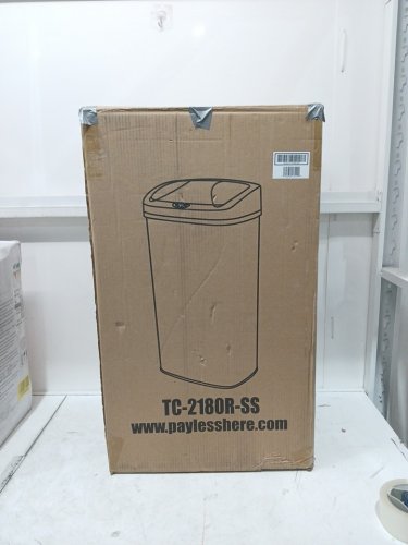 procosia hands free trash can with built in motion censor - 82l - stainless steel (model: tc-2180r-ss) image 3