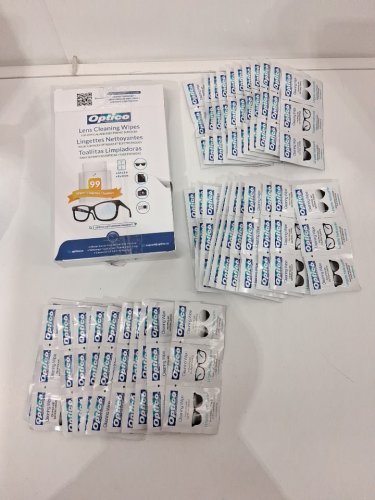 99PK OPTICO Professional cleaning wipes for optical & electronic surfaces - white (Model: 3631142) image 2