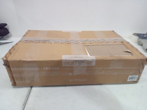 NutriChef Hybrid Nonstick 3.4 Qt Deep Frying Pan and Lid - (model: nc3psauc) image 2