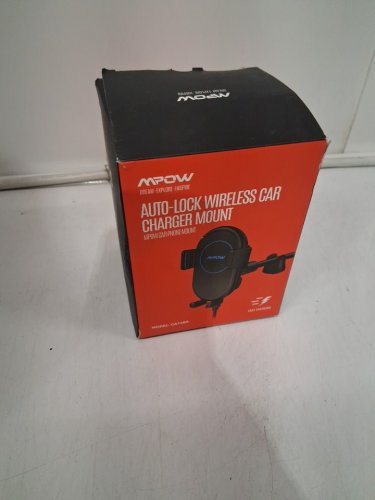 MPOW AUTO-LOCK WIRELESS CAR CHARGING MOUNT WITH adjustable arm - 10W - BLACK (MODEL:CA148A) image 2