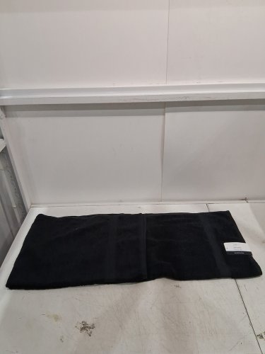 mainstays soft & durable bath sheet - 30" X 60" - black image 2