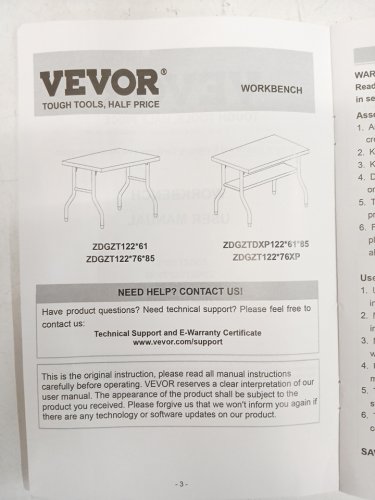 STAINLESS STEEL FOLDING COMMERCIAL PREP WORKSTATION TABLE - 48" X 24" - SILVER - (MODEL: ZDGZT122*61) image 8