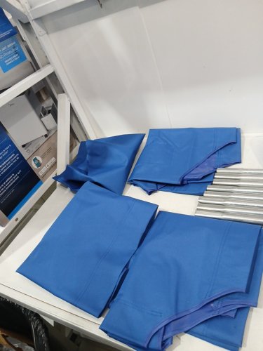 4PK VEVOR PORTABLE & Stackable Kiddie NAP Cot - 52" X 23" - BLUE (MODEL: QL130-4) image 7