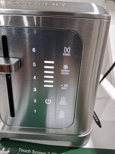 CUISINART 2-SLICE TOUCH SCREEN DIGITAL TOASTER - STAINLESS STEEL (MODEL: 2691349 / RBT-1680PCC-1PKC) image 4