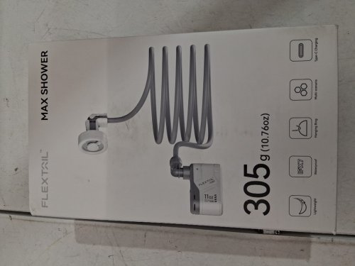 FLEXTAIL MAX Shower Rechargeable Outdoor Camping Shower Pump WITH HOSE - WHITE (MODEL: MS2500) image 4
