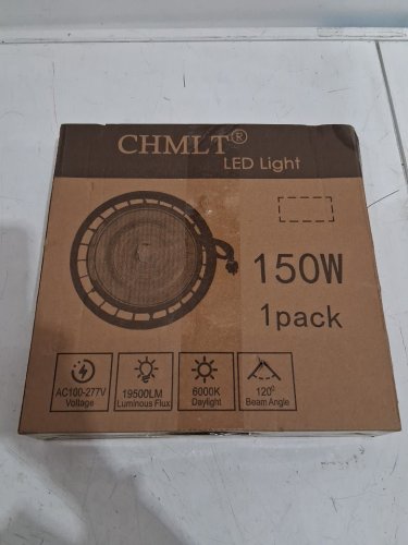 CHMLT UFO LED commercial High Bay Light - 13.38" - 200W 100-277V 30000LM 5000K - black (Model: CHMLT-UFO-200W) image 3
