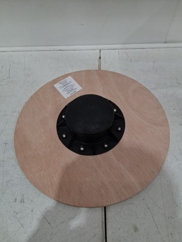 AMAZONBASICS WOOD WOBBLE EXERCISE BALANCE BOARD 265 LBS MAX -BEIGE/BLACK image 4