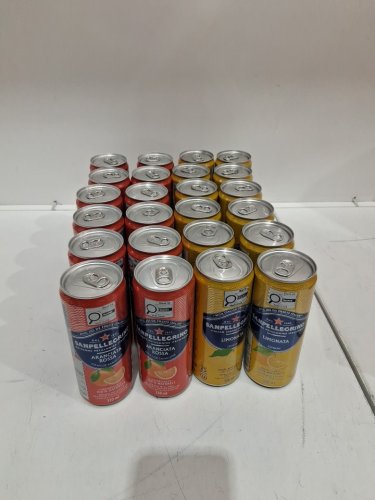 24PK  Sanpellegrino Naturali Italian Sparkling Drinks - 330ML - Lemon/Orange image 3