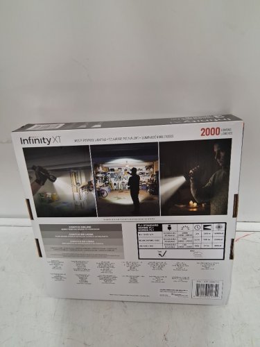 2PK INFINITY X1 LED FLASHLIGHTS -  2000LM - BLACK image 4