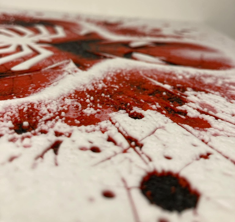 8"x8" 3D Printed - Spiderman - Marvel - Textured Photo image 3