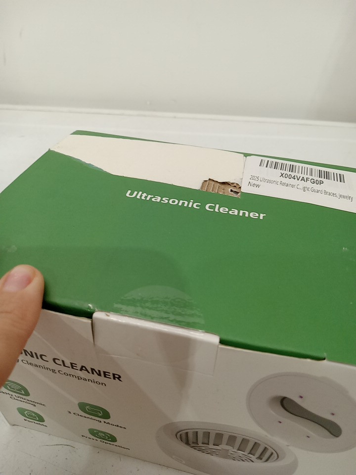 ultrasonic Cleaner Machine - 45000hz - 200ml - white - (model:	‎JX-580PRO) image 3