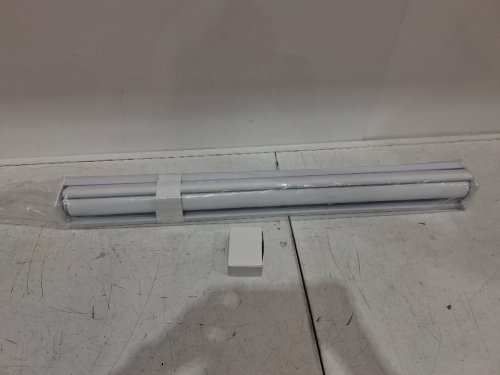 JOYDECO EASY INSTALL NO DRILL BLACKOUT BLINDS - 32" X 75" - WHITE image 2