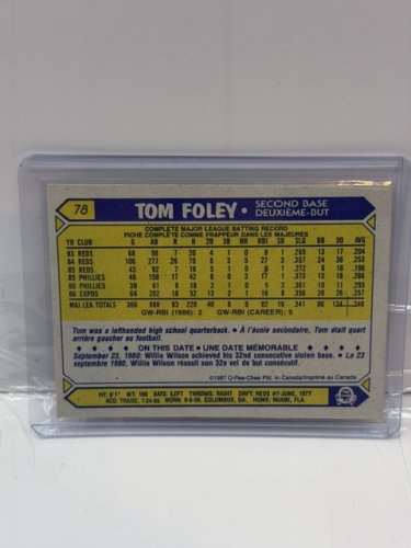 13 ASSTD 1987 SIGNED O-PEE-CHEE EXPO BASEBALL CARDS image 3