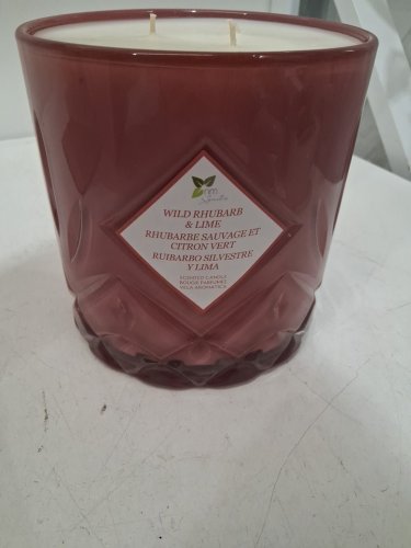 Nature's Mark Scented Candle - 1.58 kg (56 oz.) - WILD RHUBARB AND LIME (MODEL: 1901764) image 4