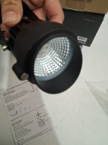 6pk led landscape outdoor spotlights - black image 8