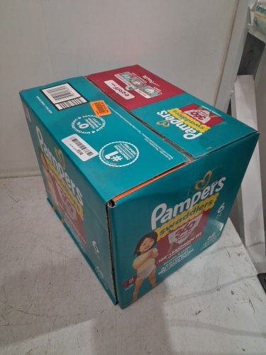 68PK PAMPERS SWADDLERS DISPOSABLE DIAPERS - SIZE 6 (35+LBS) image 2