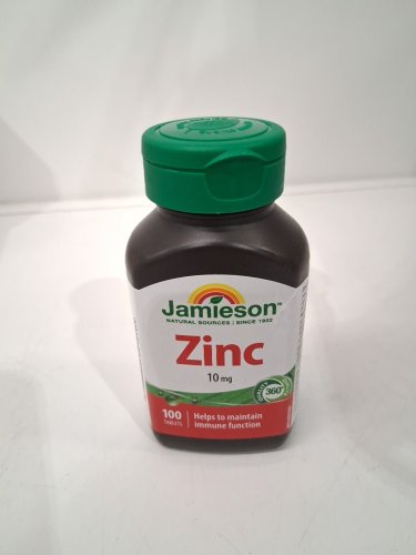(100 caps) jamieson zinc to help maintain immune function - 10mg image 2