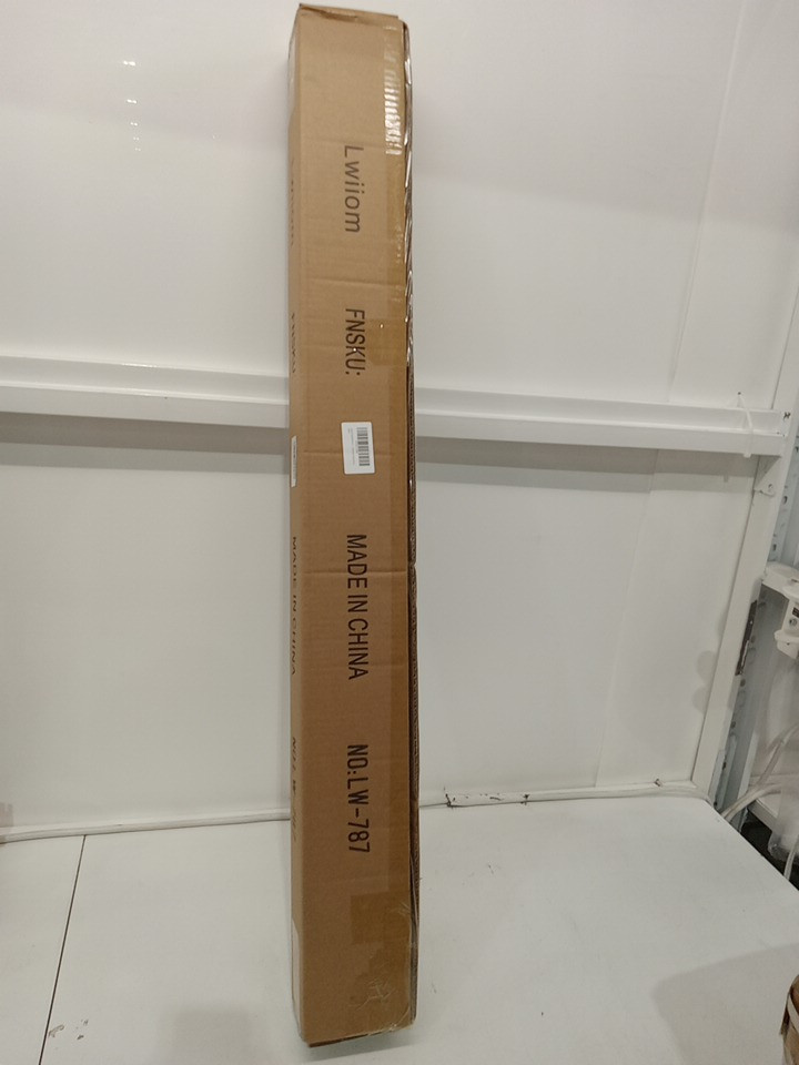 Lwiiom Adjustable Double Curtain Rod - 36" - 72" - Brown Wood Grain (MODEL: LW-787) image 2